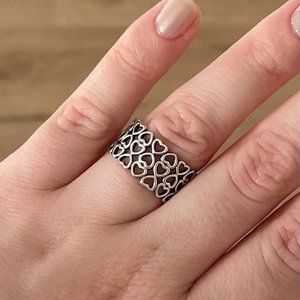 Tiffany and Co. Paloma Picasso Triple Row Crown of Hearts ring